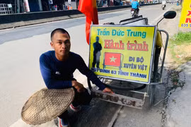 Chàng trai "đi bộ xuyên Việt, hút đinh 63 tỉnh thành"