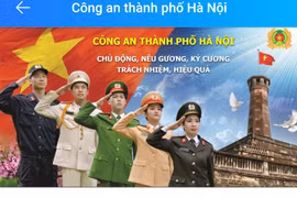 Công an Hà Nội kết nối thông tin với người dân thông qua mạng xã hội Zalo