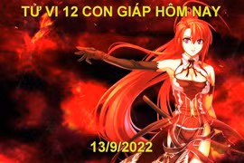 Tử vi hôm nay 13/9/2022, thứ 3 ngày 18/8 âm lịch của 12 con giáp
