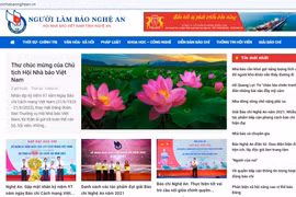 Ra mắt Trang Thông tin điện tử của Hội Nhà báo tỉnh Nghệ An