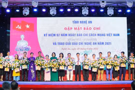 Nghệ An: Gặp mặt nhân kỷ niệm 97 năm ngày Báo chí Cách mạng Việt Nam