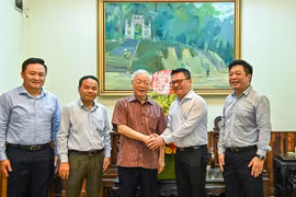 Tổng Bí thư biểu dương Báo Nhân Dân với nhiều đổi mới, hoàn thành tốt nhiệm vụ được giao
