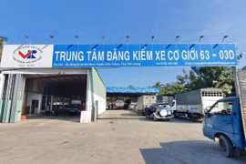 Tạm đình chỉ hoạt động của một trung tâm đăng kiểm ở Tiền Giang