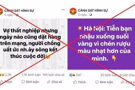 Bộ Công an cảnh báo trang mạng xã hội giả mạo lực lượng Công an nhân dân