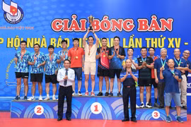 Giải Bóng bàn Cúp Hội Nhà báo Việt Nam: Nơi hội tụ và gắn kết những người làm báo yêu thể thao