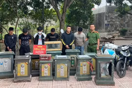 Bắt 6 đối tượng chuyên trộm két sắt tại các di tích tâm linh