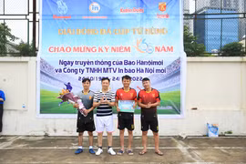 Giải bóng đá các cơ quan báo chí Hà Nội: Tạo không khí thi đua sôi nổi, tinh thần giao lưu học hỏi