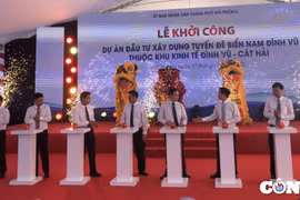 Hải Phòng: Khởi công xây dựng tuyến đê biển Nam Đình Vũ hơn 2.284 tỷ đồng