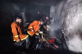 Ít nhất 21 người thiệt mạng, gồm 7 trẻ em, trong vụ hỏa hoạn ở Dải Gaza
