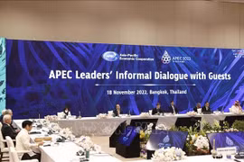 Chủ tịch nước Nguyễn Xuân Phúc dự đối thoại giữa các nhà lãnh đạo APEC với các khách mời