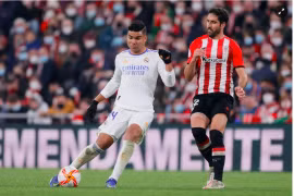 Casemiro khiến Real Madrid bị loại ở tứ kết Copa del Rey