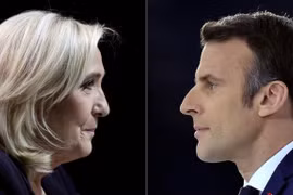Bầu cử Pháp: Khoảng cách ngày càng gần giữa Le Pen và Macron trước vòng 2