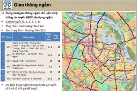 Hà Nội sẽ có thêm 6 tuyến đường sắt đô thị ngầm tổng chiều dài khoảng 86,5 km