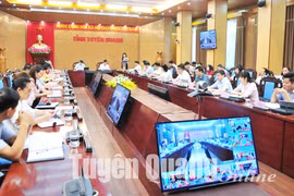 Hội nghị trực tuyến triển khai Chương trình MTQG phát triển KT-XH vùng đồng bào DTTS tỉnh Tuyên Quang