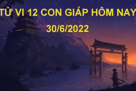 Tử vi 30/6/2022 hôm nay, thứ 5 ngày 2/6 âm lịch của 12 con giáp