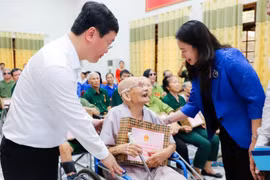 Phó Chủ tịch nước Võ Thị Ánh Xuân thăm, tặng quà thương, bệnh binh