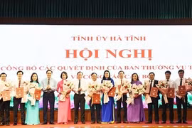 Điều động, bổ nhiệm 15 cán bộ chủ chốt ở Hà Tĩnh