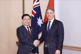Chủ tịch Quốc hội Vương Đình Huệ tiếp Phó Thủ tướng, Bộ trưởng Quốc phòng Australia
