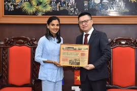 Tổng Biên tập Báo Nhân Dân tiếp Đoàn công tác Báo Granma