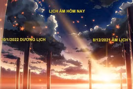 Lịch âm hôm nay: Xem tốt xấu ngày 10/1/2022 tức 8/12/2021 âm lịch