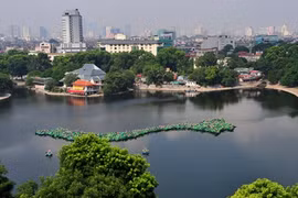 Phố đi bộ hồ Thiền Quang gắn với phát huy giá trị cụm di tích các ngôi chùa