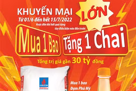 “Đạm Phú Mỹ - Đồng hành sẻ chia” với 2 triệu chai dầu ăn tặng bà con nông dân