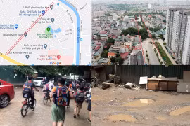 Cận cảnh con đường "đau khổ" giữa lòng Thủ đô