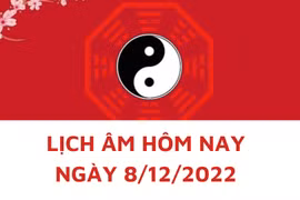 Lịch âm hôm nay: Xem tốt xấu 8/12/2022, tức 15/11/2022 âm lịch