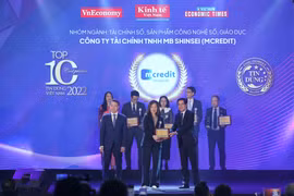 Vay TikTak của Mcredit lọt Top 10 Sản phẩm Tài chính số - Dịch vụ tin dùng Việt Nam 2022