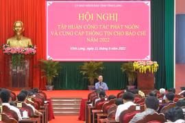 Tập huấn công tác phát ngôn và cung cấp thông tin cho báo chí