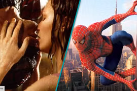 “Người nhện” Tobey Maguire bị ngạt thở trong nụ hôn lộn ngược mang tính biểu tượng