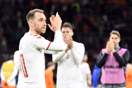 Christian Eriksen ghi bàn trong ngày trở lại thi đấu cho Đan Mạch 