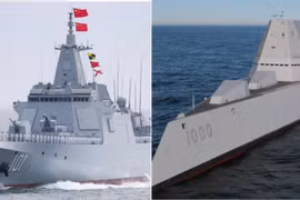 Tuần dương hạm Type 055 của Trung Quốc hay khu trục hạm Zumwalt 1002 của Mỹ mạnh hơn?