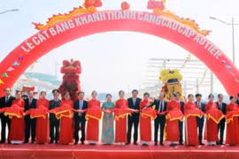 Quảng Ninh: Khánh thành Cảng Quốc tế Ao Tiên và trục chính Khu đô thị Cái Rồng