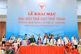 Phường Dịch Vọng khai mạc Đại hội TDTT lần thứ VI năm 2021