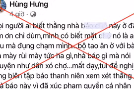 Xử phạt một giáo viên dạy lái xe vì hành vi xúc phạm uy tín, danh dự nhân phẩm phóng viên