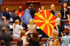 Bắc Macedonia bỏ phiếu chấm dứt tranh chấp với Bulgaria vì mục tiêu gia nhập EU