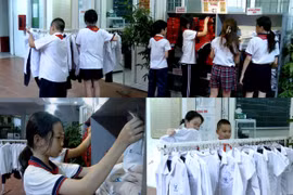 Mô hình “Siêu thị đồng phục 0 đồng”: San sẻ yêu thương và bài học giáo dục đầy ý nghĩa