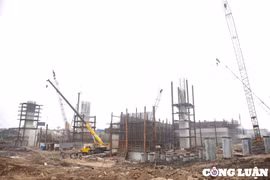 Dự án cụm công trình kênh nối Đáy - Ninh Cơ được đẩy nhanh tiến độ thi công