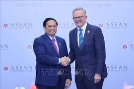 Thủ tướng Phạm Minh Chính gặp Thủ tướng Australia Anthony Albanese