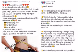 Cảnh giác với các loại thuốc giảm cân trôi nổi trên thị trường