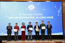 17 tác phẩm xuất sắc được tôn vinh tại lễ trao Giải thưởng báo chí về khoa học và công nghệ