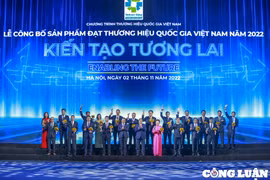172 doanh nghiệp với 325 sản phẩm được công nhận đạt Thương hiệu quốc gia