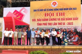 Phú Thọ: Hơn 100 nghệ nhân tranh tài tại Hội thi làm bánh chưng, bánh giầy