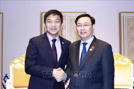 Chủ tịch Quốc hội Vương Đình Huệ gặp lãnh đạo quốc hội, nghị viện các nước