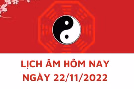 Lịch âm hôm nay: Xem tốt xấu 22/11/2022, tức 29/10/2022 âm lịch