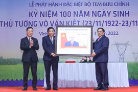 Phát hành đặc biệt bộ tem bưu chính "Kỷ niệm 100 năm Ngày sinh đồng chí Võ Văn Kiệt"