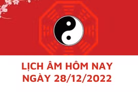 Lịch âm hôm nay: Xem tốt xấu 28/12/2022, tức 6/12/2022 âm lịch