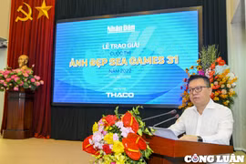 Báo Nhân Dân trao 16 giải thưởng cuộc thi "Ảnh đẹp SEA Games 31"