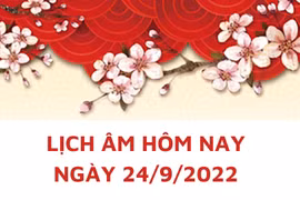 Lịch âm hôm nay: Xem tốt xấu 24/9/2022, tức 29/8/2022 âm lịch